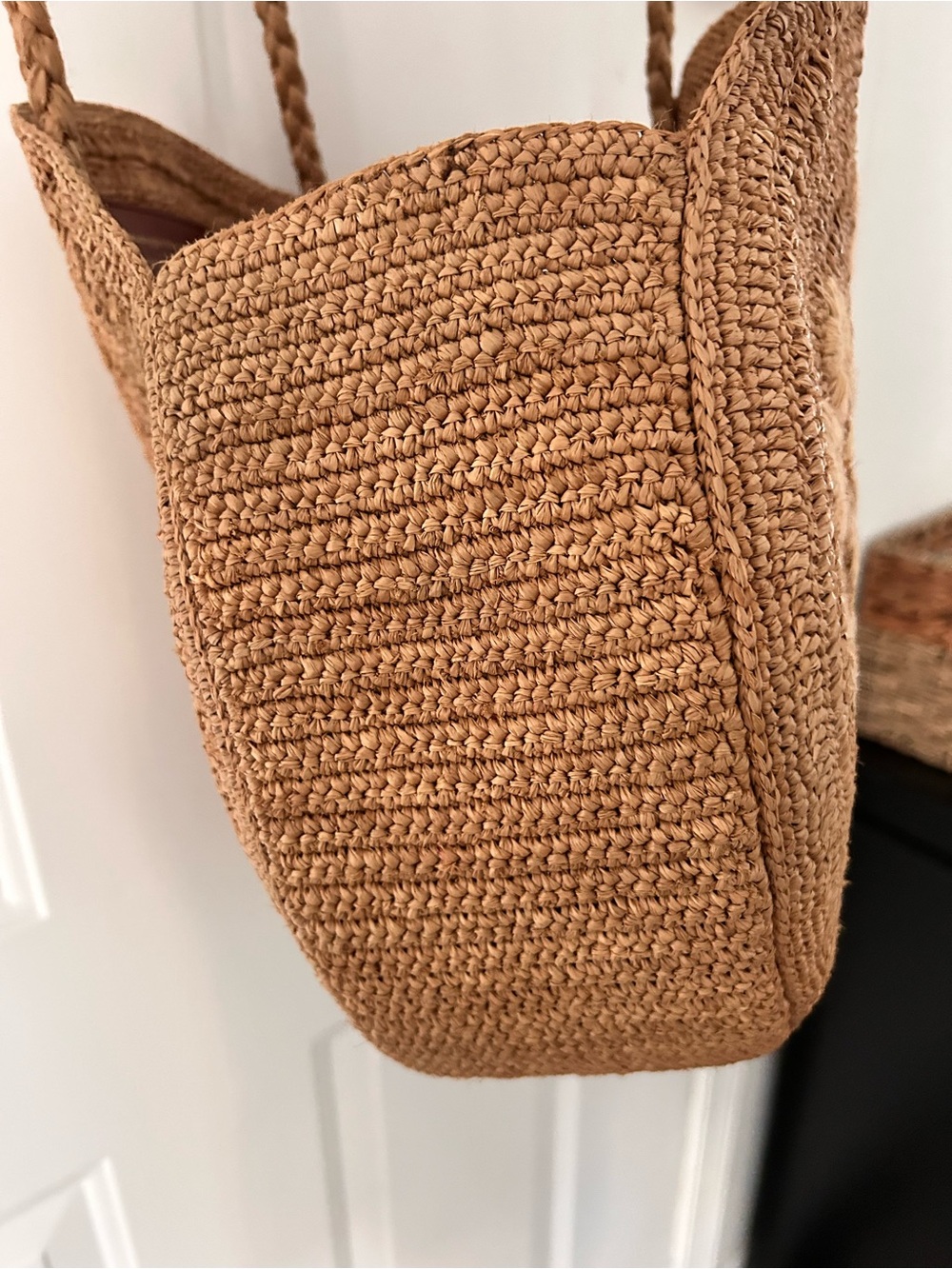 Sezane June Basket Bag Raffia with flowers 🌼 - Picture 10 of 13